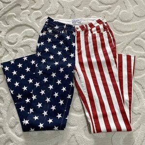 Judy Blue American Flag Flare Jeans
